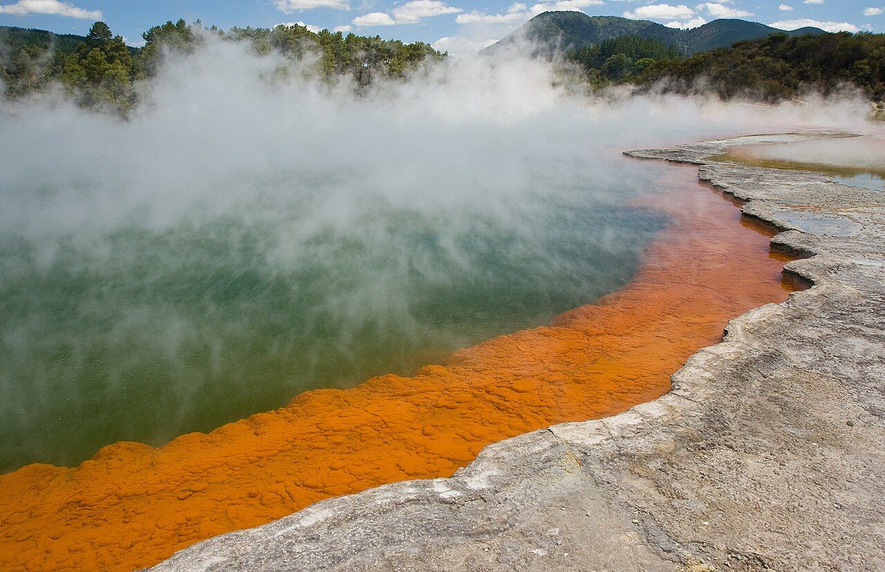 Geothermallandschaft rund um Rotorua und Lake Taupō, Nordinsel Neuseeland