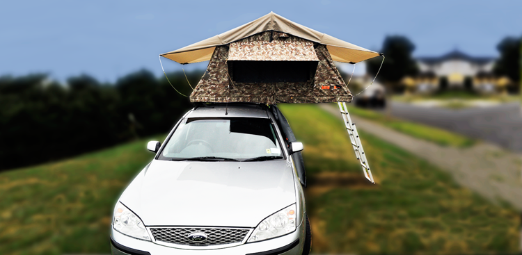 Ford Mondeo mit Dachzelt, Vrooms with a View Big von Chilli Rentals Neuseeland