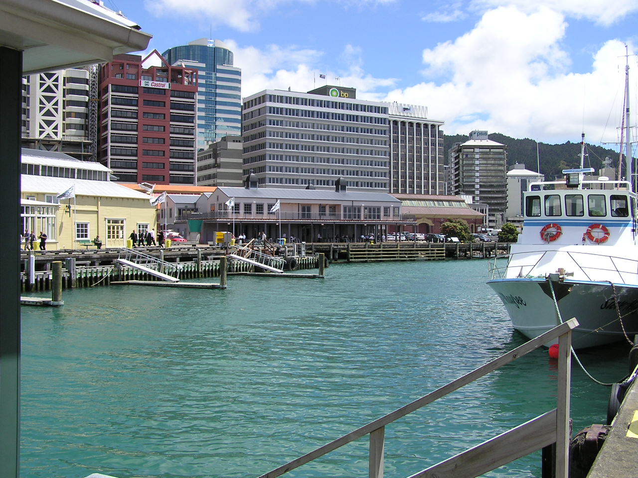 Hauptstadt Wellington an der Küste der Nordinsel Neuseelands